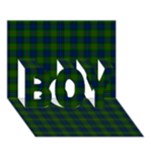 Lauder Tartan BOY 3D Greeting Card (7x5)