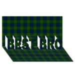 Lauder Tartan BEST BRO 3D Greeting Card (8x4)