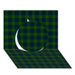 Lauder Tartan Circle 3D Greeting Card (7x5)
