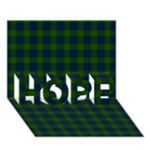 Lauder Tartan HOPE 3D Greeting Card (7x5)