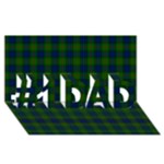 Lauder Tartan #1 DAD 3D Greeting Card (8x4)