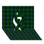 Lauder Tartan Ribbon 3D Greeting Card (7x5)
