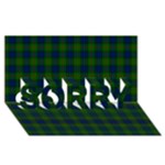 Lauder Tartan SORRY 3D Greeting Card (8x4)