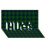 Lauder Tartan HUGS 3D Greeting Card (8x4)