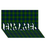 Lauder Tartan ENGAGED 3D Greeting Card (8x4)
