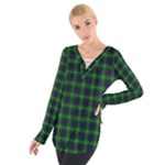 MacDonald of the Isles Tartan Women s Tie Up Tee
