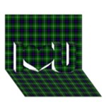MacDonald of the Isles Tartan I Love You 3D Greeting Card (7x5)