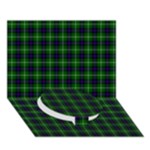 MacDonald of the Isles Tartan Circle Bottom 3D Greeting Card (7x5)