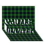 MacDonald of the Isles Tartan YOU ARE INVITED 3D Greeting Card (7x5)