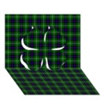 MacDonald of the Isles Tartan Clover 3D Greeting Card (7x5)