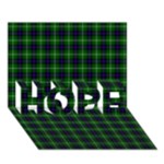 MacDonald of the Isles Tartan HOPE 3D Greeting Card (7x5)