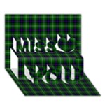 MacDonald of the Isles Tartan Miss You 3D Greeting Card (7x5)