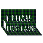 MacDonald of the Isles Tartan Laugh Live Love 3D Greeting Card (8x4)