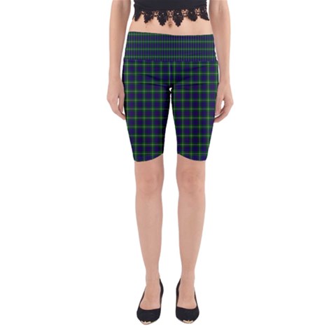 MacIntyre Tartan Yoga Cropped Leggings from ArtsNow.com