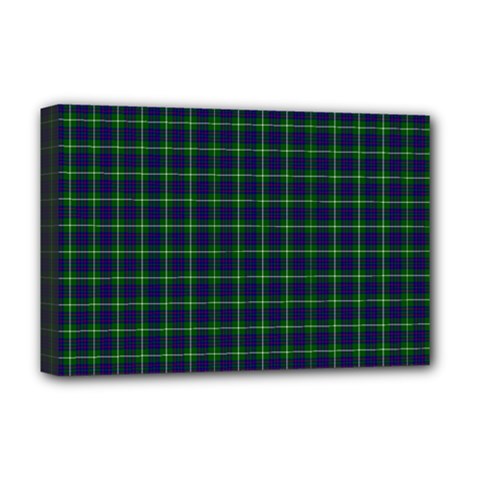 MacIntyre Tartan Deluxe Canvas 18  x 12  (Stretched) from ArtsNow.com