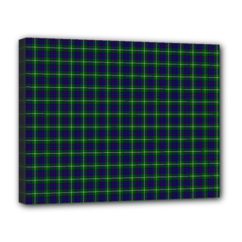 MacIntyre Tartan Canvas 14  x 11  (Stretched) from ArtsNow.com