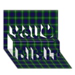 MacIntyre Tartan You Did It 3D Greeting Card (7x5)