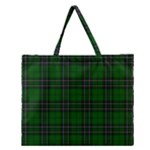 MacLean Tartan Zipper Large Tote Bag