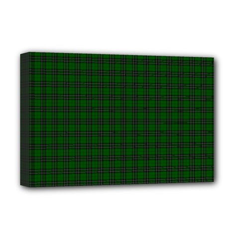 MacLean Tartan Deluxe Canvas 18  x 12  (Stretched) from ArtsNow.com