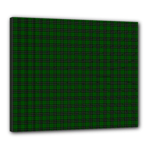 MacLean Tartan Canvas 24  x 20  (Stretched) from ArtsNow.com