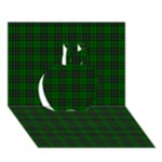 MacLean Tartan Apple 3D Greeting Card (7x5)