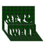 MacLean Tartan Get Well 3D Greeting Card (7x5)