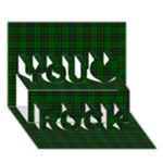 MacLean Tartan You Rock 3D Greeting Card (7x5)