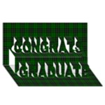 MacLean Tartan Congrats Graduate 3D Greeting Card (8x4)