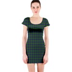 Sinclair Tartan Short Sleeve Bodycon Dress