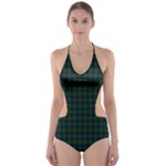 Sinclair Tartan Cut-Out One Piece Swimsuit
