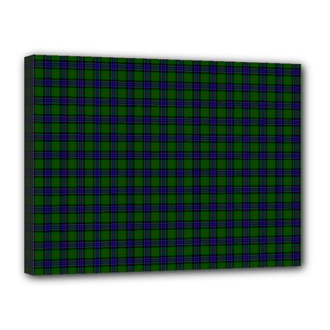 Sinclair Tartan Canvas 16  x 12  (Stretched) from ArtsNow.com