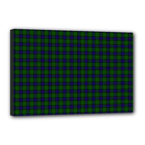Sinclair Tartan Canvas 18  x 12  (Stretched) from ArtsNow.com