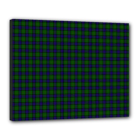 Sinclair Tartan Canvas 20  x 16  (Stretched) from ArtsNow.com