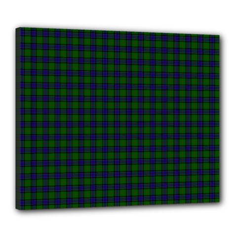 Sinclair Tartan Canvas 24  x 20  (Stretched) from ArtsNow.com