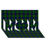 Sinclair Tartan MOM 3D Greeting Card (8x4)