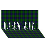 Sinclair Tartan BEST SIS 3D Greeting Card (8x4)