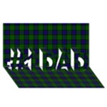 Sinclair Tartan #1 DAD 3D Greeting Card (8x4)