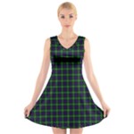 Sutherland Tartan V-Neck Sleeveless Dress