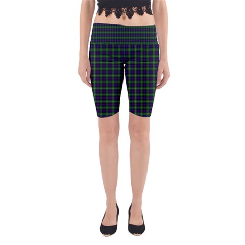 Sutherland Tartan Yoga Cropped Leggings from ArtsNow.com