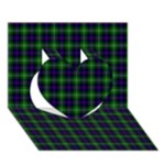 Sutherland Tartan Heart 3D Greeting Card (7x5)