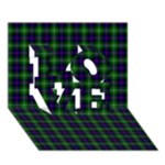 Sutherland Tartan LOVE 3D Greeting Card (7x5)