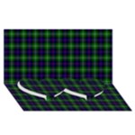 Sutherland Tartan Twin Heart Bottom 3D Greeting Card (8x4)