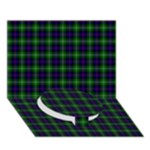 Sutherland Tartan Circle Bottom 3D Greeting Card (7x5)