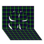 Sutherland Tartan Clover 3D Greeting Card (7x5)
