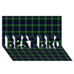 Sutherland Tartan BEST BRO 3D Greeting Card (8x4)