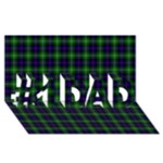 Sutherland Tartan #1 DAD 3D Greeting Card (8x4)