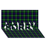 Sutherland Tartan SORRY 3D Greeting Card (8x4)