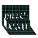 Sutherland Tartan Miss You 3D Greeting Card (7x5)