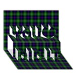 Sutherland Tartan You Did It 3D Greeting Card (7x5)