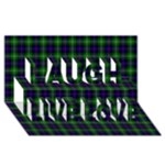 Sutherland Tartan Laugh Live Love 3D Greeting Card (8x4)